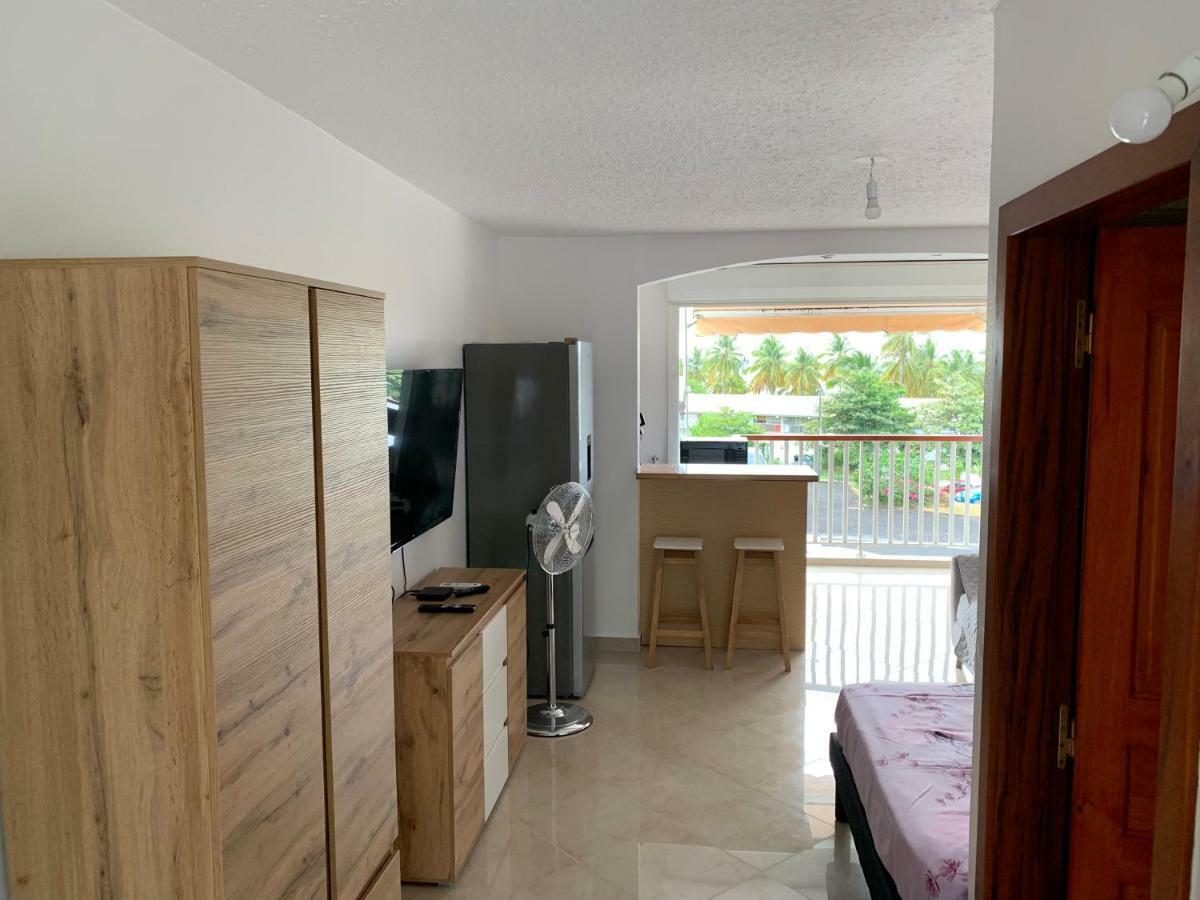 Studio ds résidence sécurisée avec vue&accès à la mer . Le Moule Exterior foto
