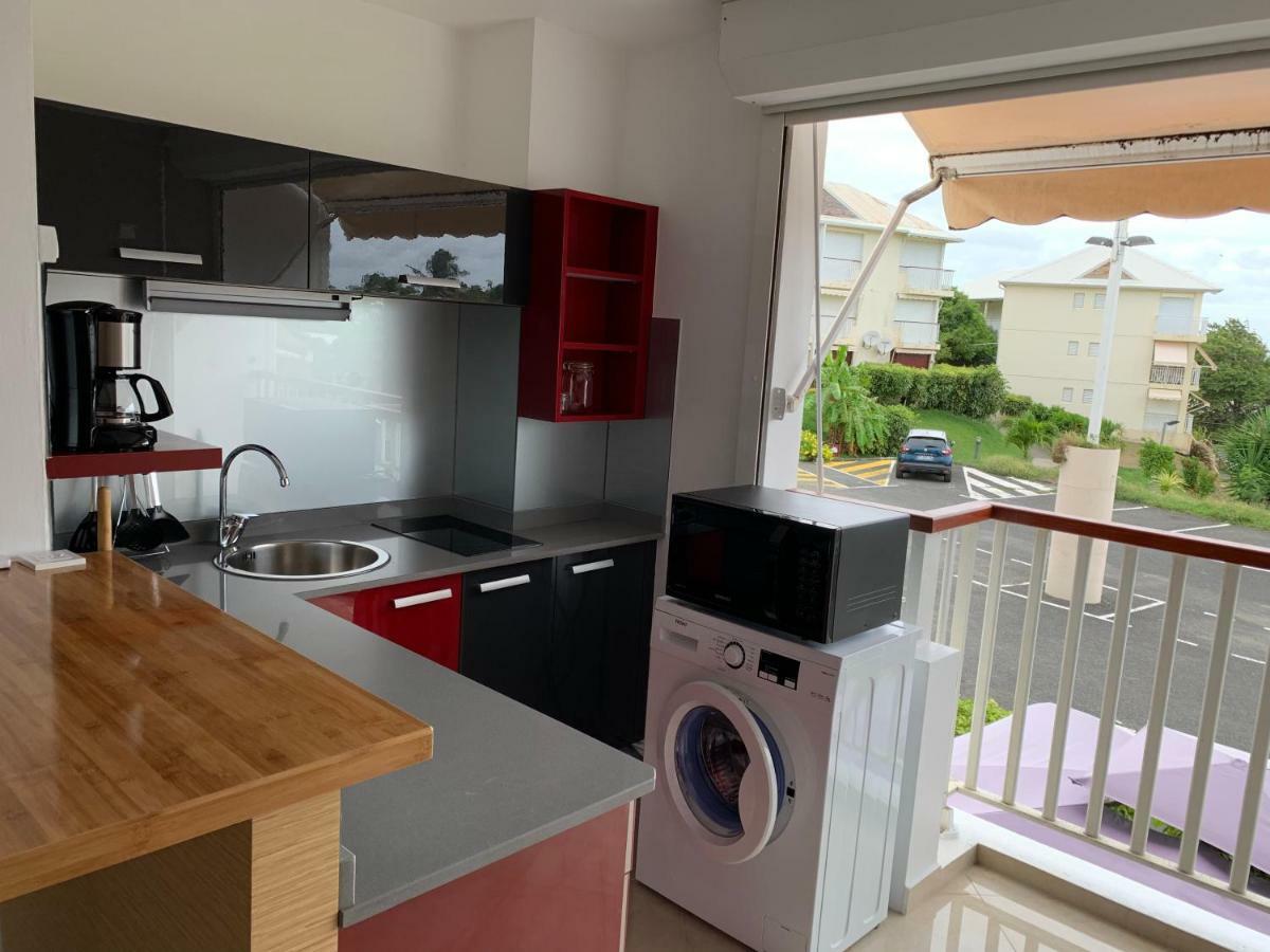 Studio ds résidence sécurisée avec vue&accès à la mer . Le Moule Exterior foto