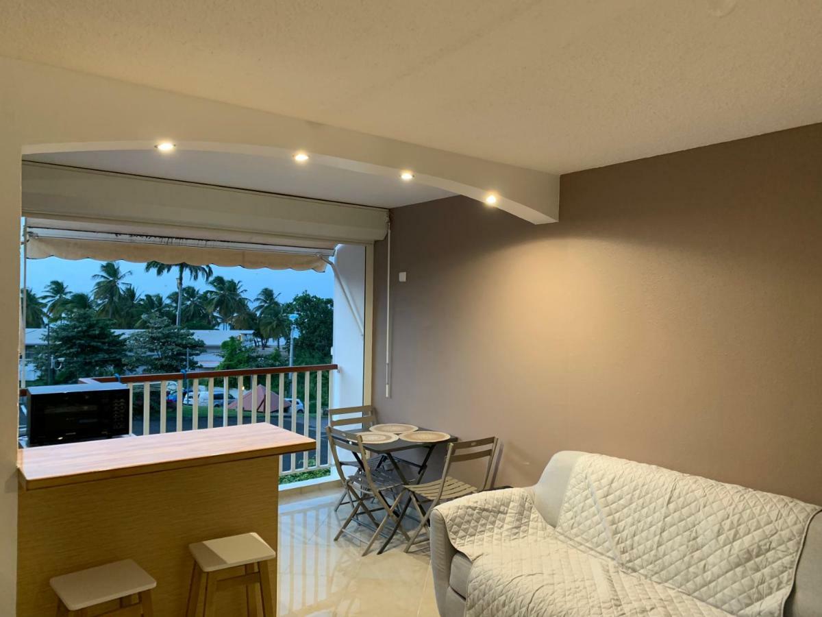 Studio ds résidence sécurisée avec vue&accès à la mer . Le Moule Exterior foto